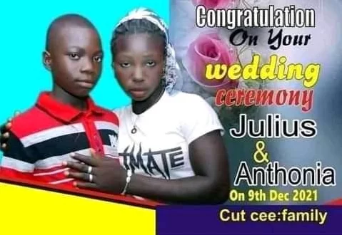 Arrest both parents – People express outrage as an underage boy gets married to an equally young girl