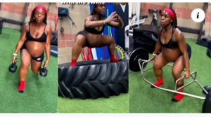 Hope the babies are okay ??” — Reactions As heavily pregnant woman with twins exercises hard at a gym (video) ‎